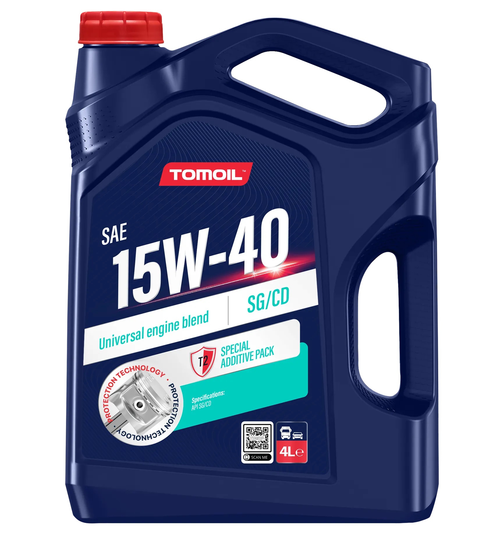 Олива моторна Tomoil Engine Oil 15W40 SG/CD - 4л